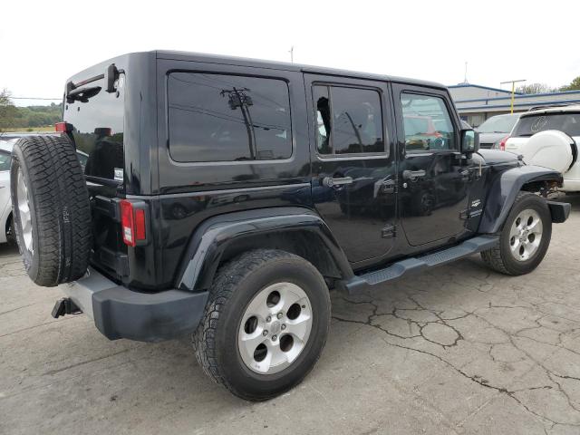 1C4BJWEG4EL230130 - 2014 JEEP WRANGLER U SAHARA BLACK photo 3