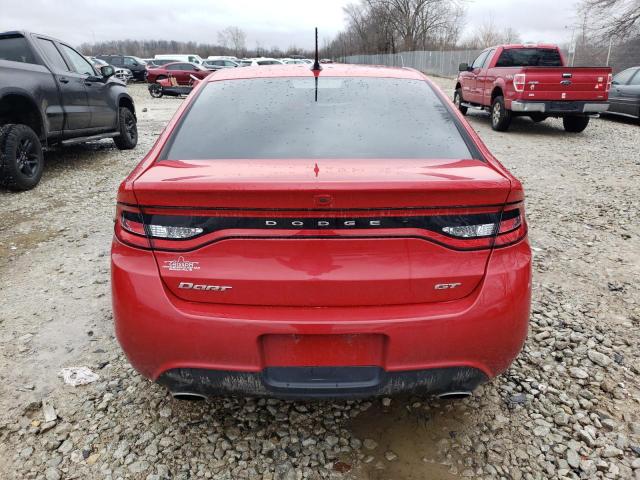 1C3CDFGB0GD816810 - 2016 DODGE DART GT SPORT RED photo 6