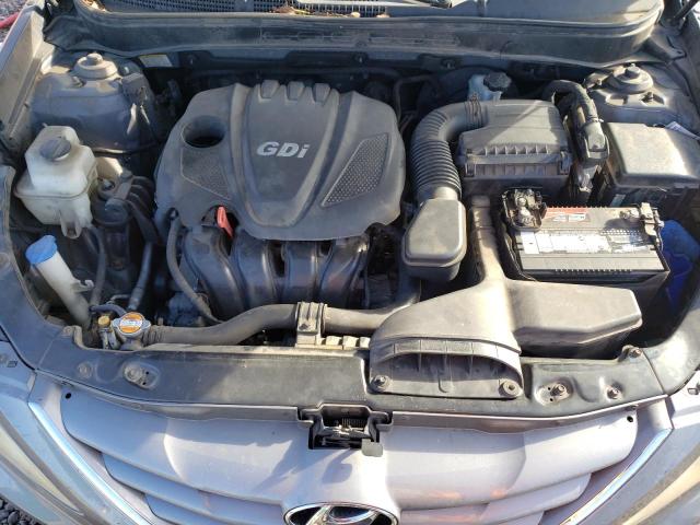 5NPEB4ACXCH495895 - 2012 HYUNDAI SONATA GLS GRAY photo 11