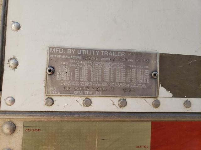 1UYVS24577U082301 - 2007 UTILITY TRAILER WHITE photo 10