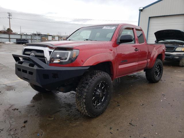 5TEUU42N96Z286218 - 2006 TOYOTA TACOMA ACCESS CAB მუქწითელი ფოტო 1