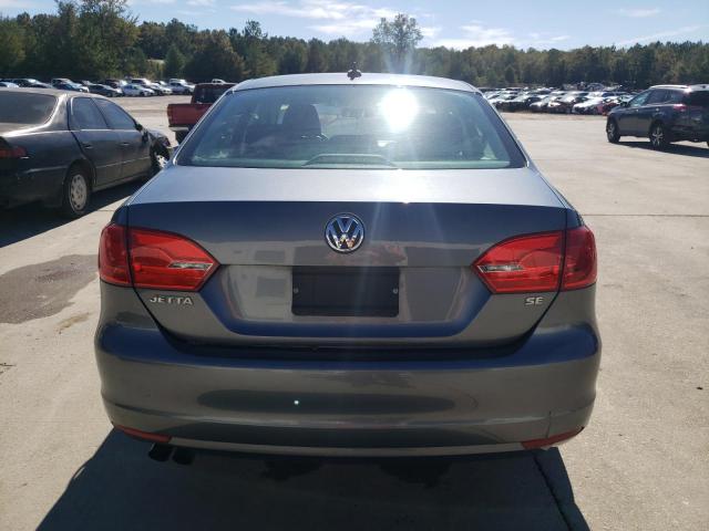 3VWD07AJ5EM251342 - 2014 VOLKSWAGEN JETTA SE GRAY photo 6