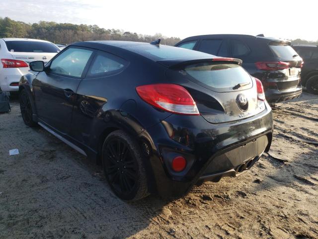 KMHTC6AEXGU252984 - 2016 HYUNDAI VELOSTER TURBO BLACK photo 2