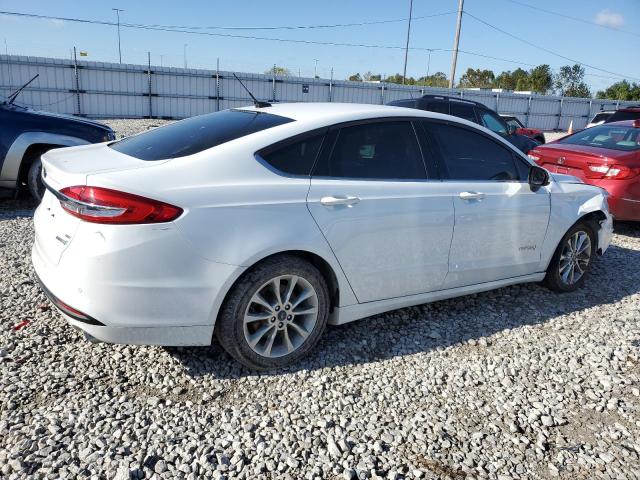 3FA6P0LUXHR408849 - 2017 FORD FUSION SE HYBRID WHITE photo 3