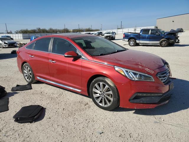 5NPE34AFXHH583215 - 2017 HYUNDAI SONATA SPORT BURGUNDY photo 4