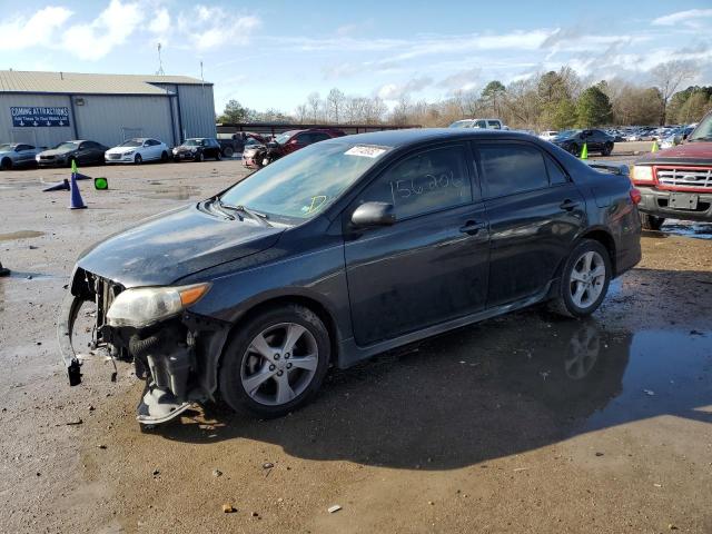 2T1BU4EE0BC588225 - 2011 TOYOTA COROLLA BASE BLACK photo 1