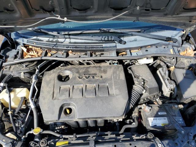 2T1BU4EE0BC588225 - 2011 TOYOTA COROLLA BASE BLACK photo 11