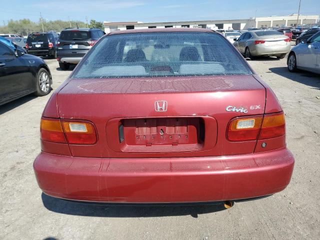 JHMEH969XRS008096 - 1994 HONDA CIVIC EX RED photo 6