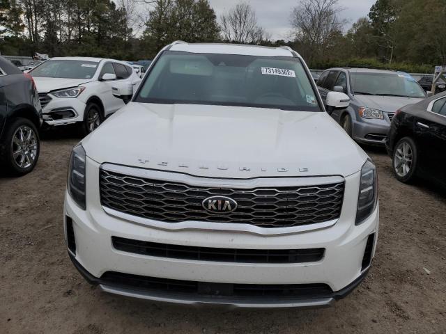 5XYP3DHCXMG104006 - 2021 KIA TELLURIDE EX WHITE photo 5