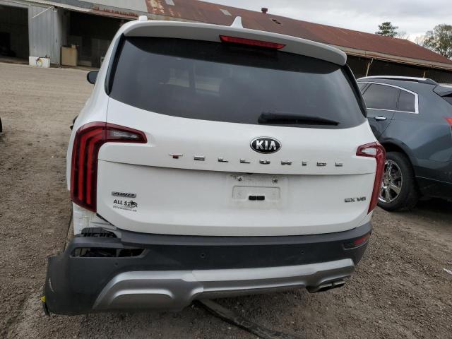 5XYP3DHCXMG104006 - 2021 KIA TELLURIDE EX WHITE photo 6