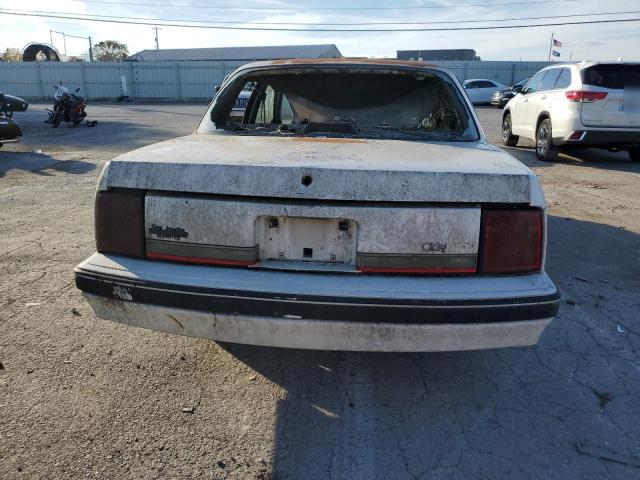 1G3AJ51R5KG346681 - 1989 OLDSMOBILE CUTLASS CI WHITE photo 6