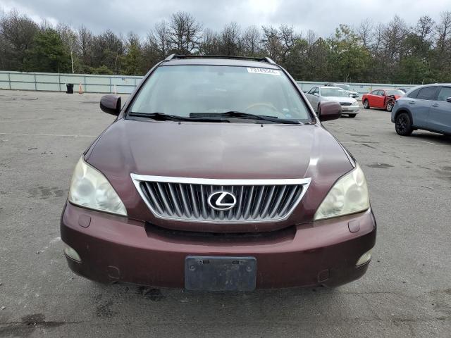 JTJGK31U999852204 - 2009 LEXUS RX 350 MAROON photo 5