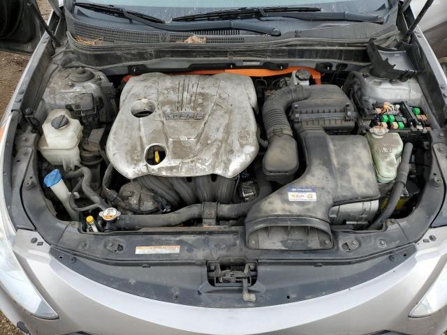 KMHEC4A40CA042295 - 2012 HYUNDAI SONATA HYBRID SILVER photo 11