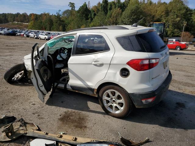 MAJ3P1TE1JC210473 - 2018 FORD ECOSPORT SE WHITE photo 2