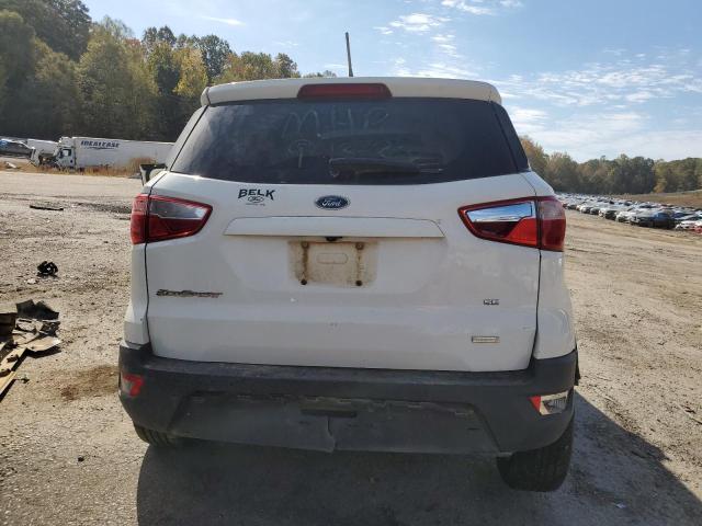 MAJ3P1TE1JC210473 - 2018 FORD ECOSPORT SE WHITE photo 6