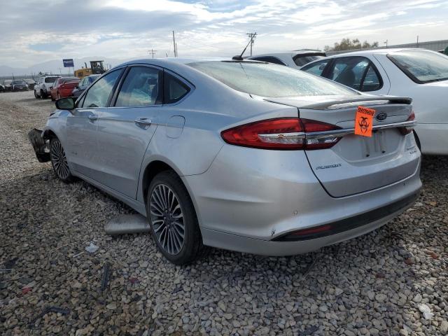 3FA6P0RU1JR192242 - 2018 FORD FUSION TITANIUM/PLATINUM HEV SILVER photo 2