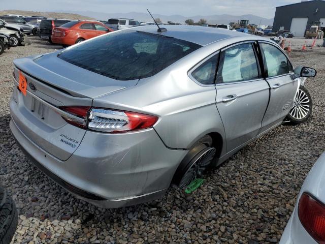 3FA6P0RU1JR192242 - 2018 FORD FUSION TITANIUM/PLATINUM HEV SILVER photo 3