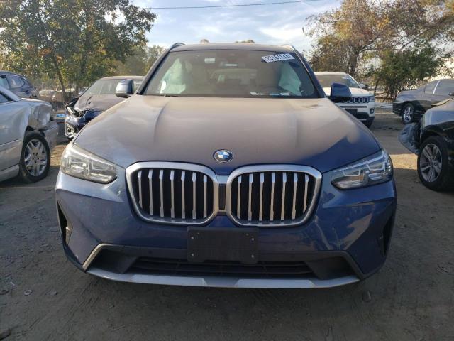 5UX53DP0XN9J54131 - 2022 BMW X3 XDRIVE30I BLUE photo 5