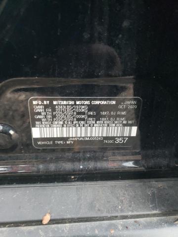 JA4APUAU3MU005243 - 2021 MITSUBISHI OUTLANDER ES 黑色 照片 13
