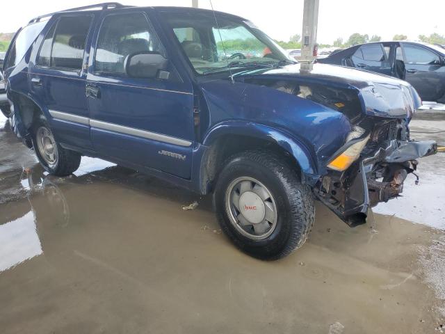1GKCS13W912211432 - 2001 GMC JIMMY ლურჯი ფოტო 4
