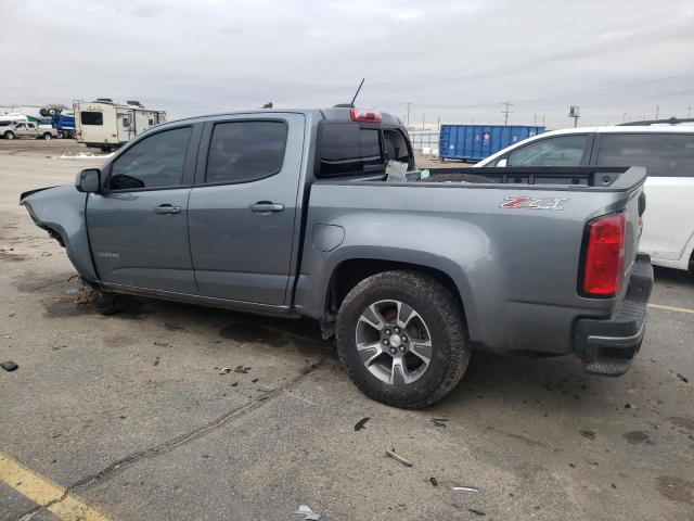 1GCGTDEN0J1225161 - 2018 CHEVROLET COLORADO Z71 GRAY photo 2