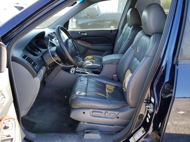 2HNYD18834H517019 - 2004 ACURA MDX TOURING BLUE photo 7