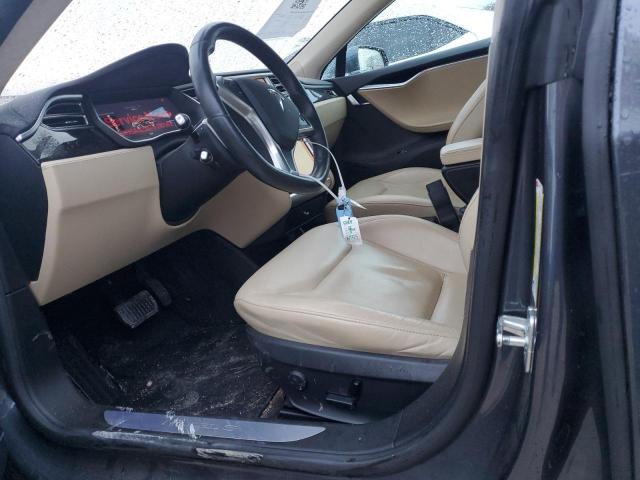 5YJSA1E26FF116142 - 2015 TESLA MODEL S Սև լուսանկար 7