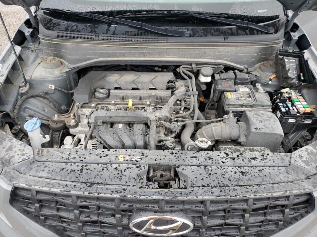 KMHRB8A38MU067495 - 2021 HYUNDAI VENUE SE GRAY photo 11