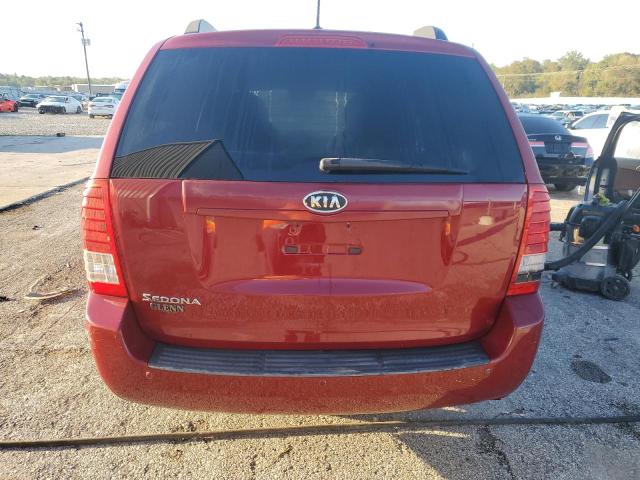 KNDMG4C78B6410543 - 2011 KIA SEDONA LX MAROON photo 6