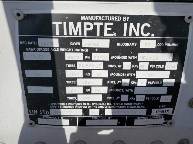 1TDH42228BB128236 - 2011 TIMP HOPPER TRL 银色 照片 10