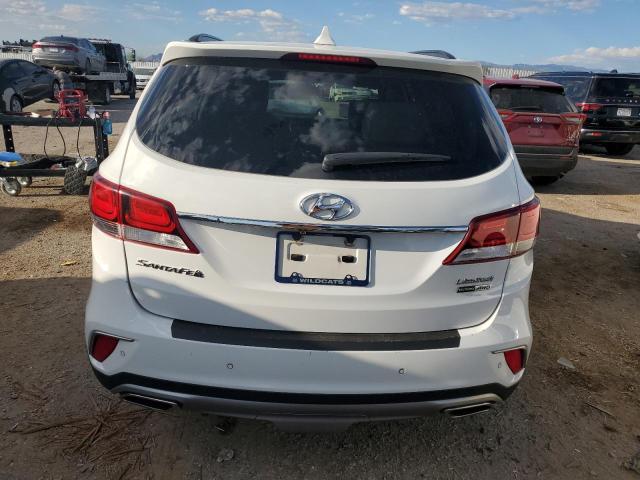 KM8SRDHF8HU236605 - 2017 HYUNDAI SANTA FE SE ULTIMATE WHITE photo 6