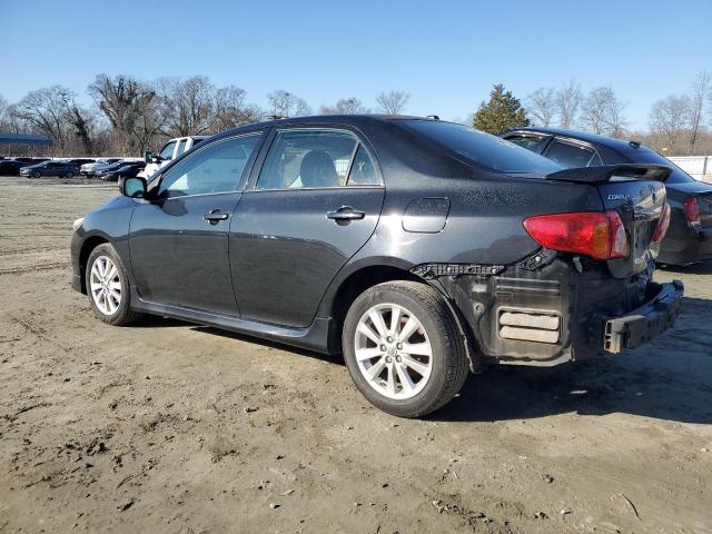 2T1BU4EE7AC528828 - 2010 TOYOTA COROLLA BASE BLACK photo 2