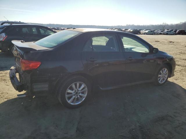 2T1BU4EE7AC528828 - 2010 TOYOTA COROLLA BASE BLACK photo 3