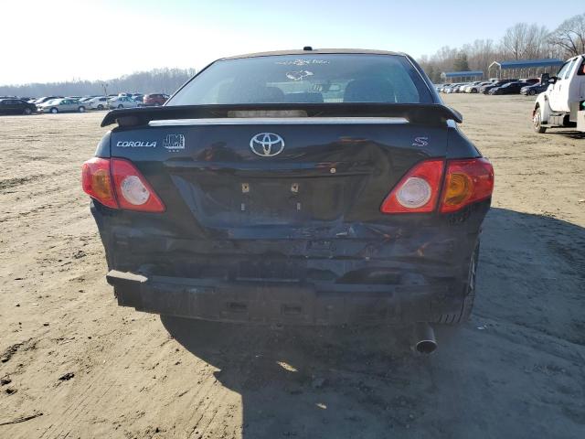 2T1BU4EE7AC528828 - 2010 TOYOTA COROLLA BASE BLACK photo 6