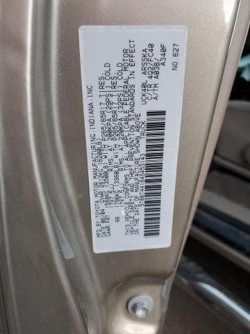 5TBBT44184S453143 - 2004 TOYOTA TUNDRA ACCESS CAB SR5 BLACK photo 12