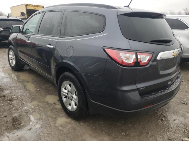 1GNKVFKD8EJ315795 - 2014 CHEVROLET TRAVERSE LS GRAY photo 2