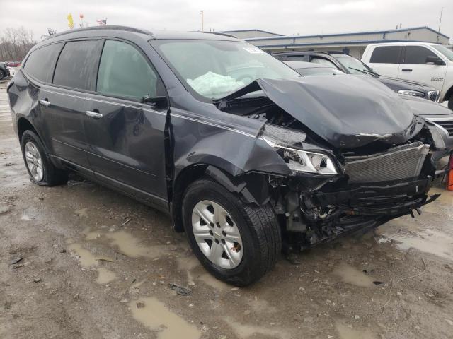 1GNKVFKD8EJ315795 - 2014 CHEVROLET TRAVERSE LS GRAY photo 4