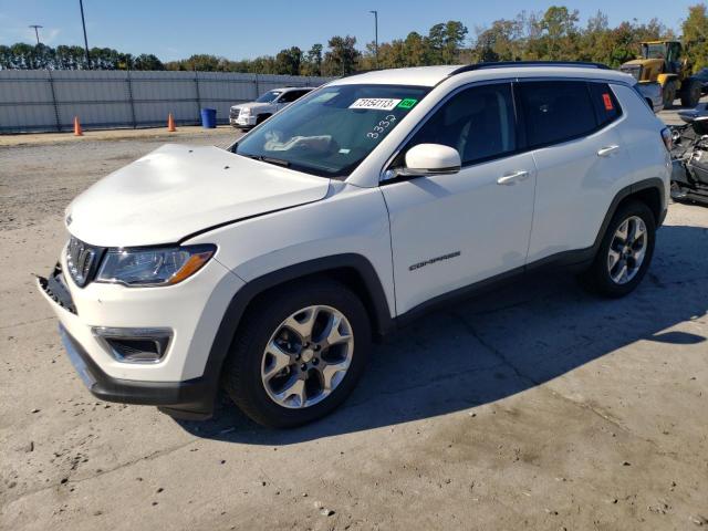 3C4NJCCB2MT573332 - 2021 JEEP COMPASS LIMITED WHITE photo 1