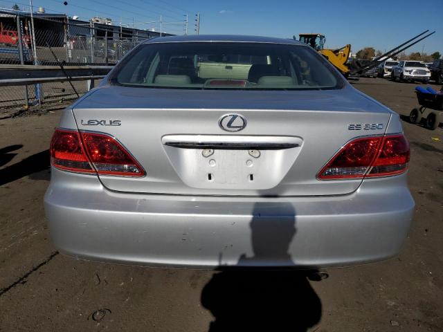 JTHBA30G265154076 - 2006 LEXUS ES 330 SILVER photo 6