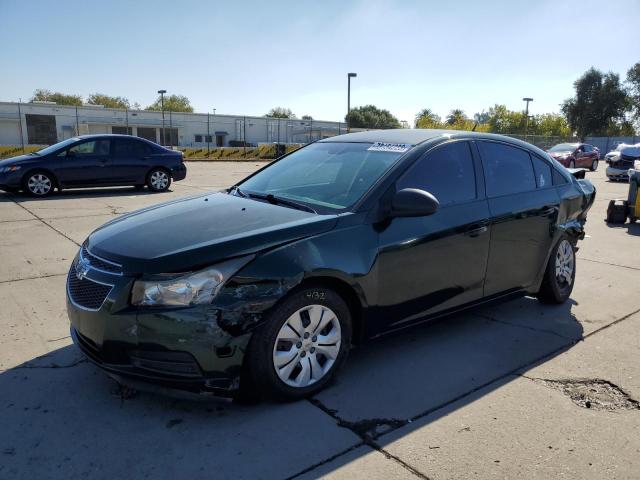 1G1PA5SH1E7346299 - 2014 CHEVROLET CRUZE LS GREEN photo 1