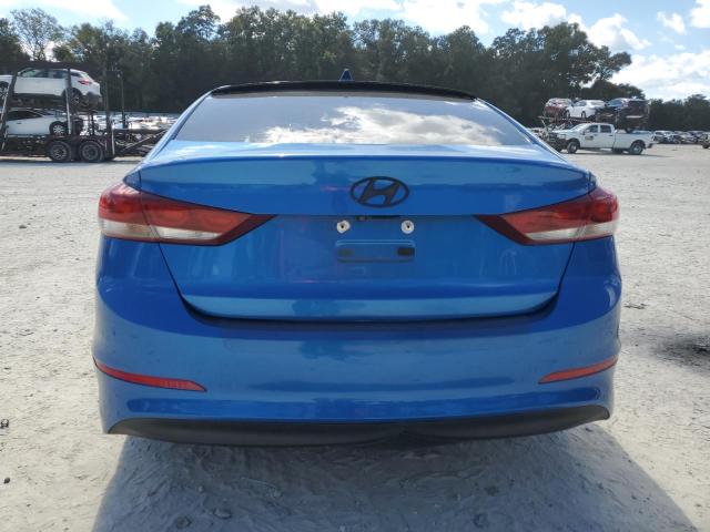 5NPD84LF5HH009065 - 2017 HYUNDAI ELANTRA SE BLUE photo 6