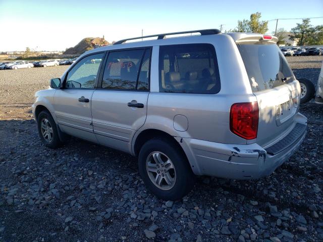 5FNYF18625B045725 - 2005 HONDA PILOT EXL GRAY photo 2