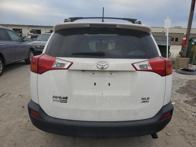 JTMRFREV3D5006382 - 2013 TOYOTA RAV4 XLE WHITE photo 6