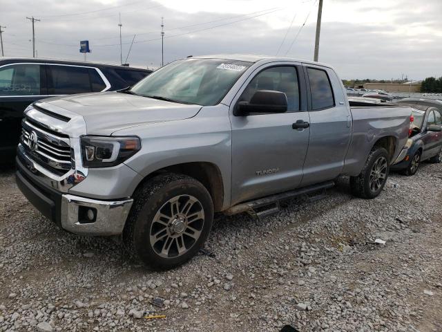 5TFRM5F12FX084492 - 2015 TOYOTA TUNDRA DOUBLE CAB SR/SR5 SILVER photo 1