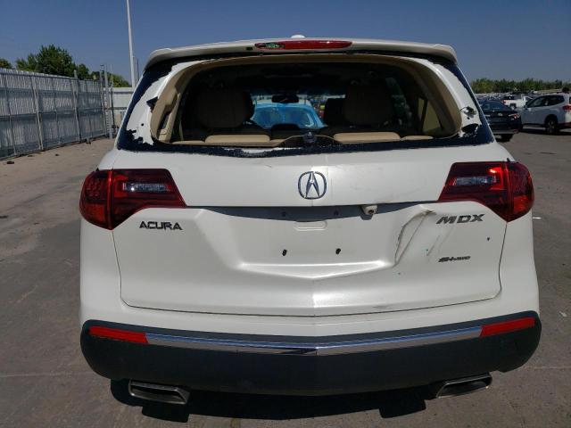 2HNYD2H80CH548751 - 2012 ACURA MDX ADVANCE WHITE photo 6