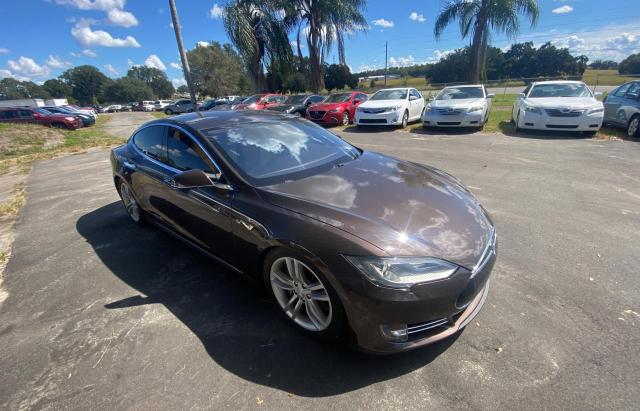 5YJSA1DG5DFP03538 - 2013 TESLA MODEL S ყავისფერი ფოტო 1