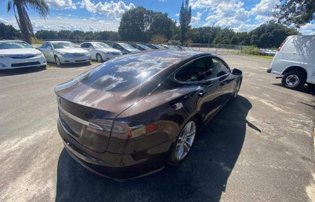 5YJSA1DG5DFP03538 - 2013 TESLA MODEL S ყავისფერი ფოტო 4