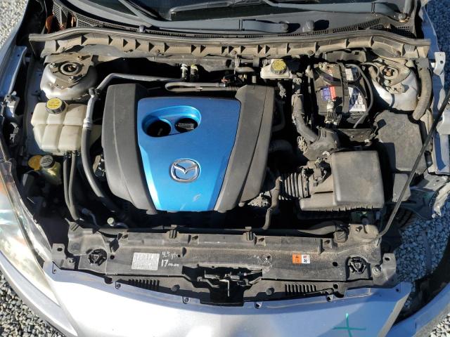 JM1BL1V70C1688754 - 2012 MAZDA 3 I SILVER photo 11