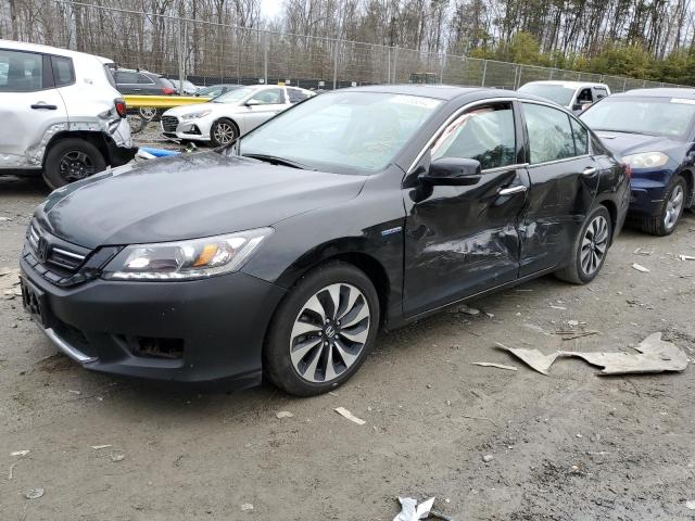 1HGCR6F56FA012554 - 2015 HONDA ACCORD HYBRID EXL BLACK photo 1