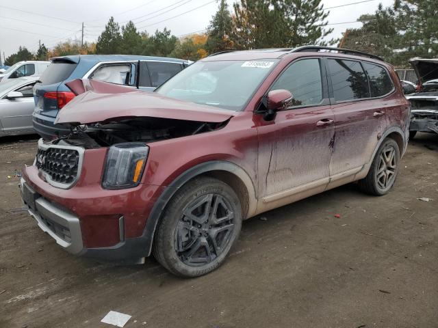 5XYP5DGC0PG373843 - 2023 KIA TELLURIDE SX MAROON photo 1